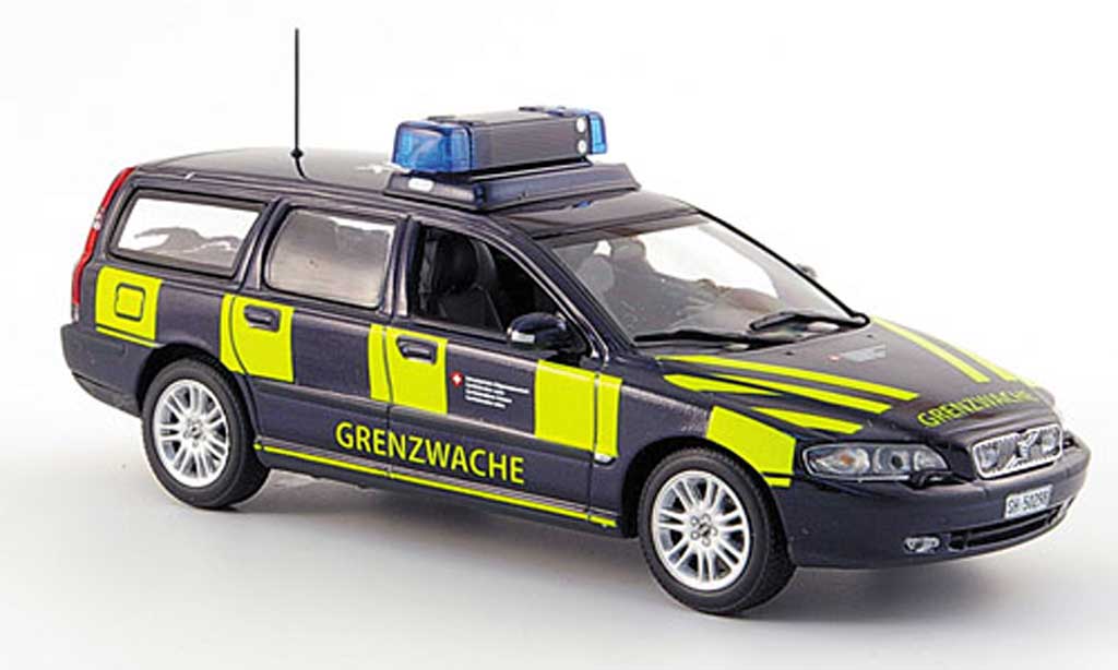 Miniature Volvo V70 1/43 Minichamps Break Grenzwache Schweizer