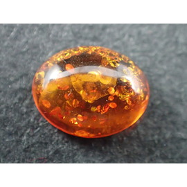最高品質天然アンバー（Amber）琥珀 オーバルカット リトアニア 産