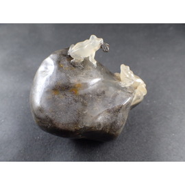 寿山石（芙蓉石）の彫刻 観音様 中国福建省産 ｜石の販売専門店【vec