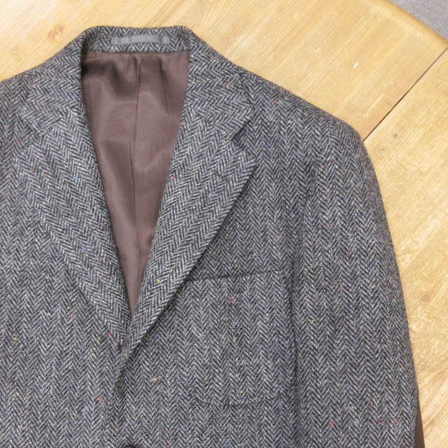 GINCHO オーダージャケット ハリスツイードエルボーパッチ仕様 GINCHO