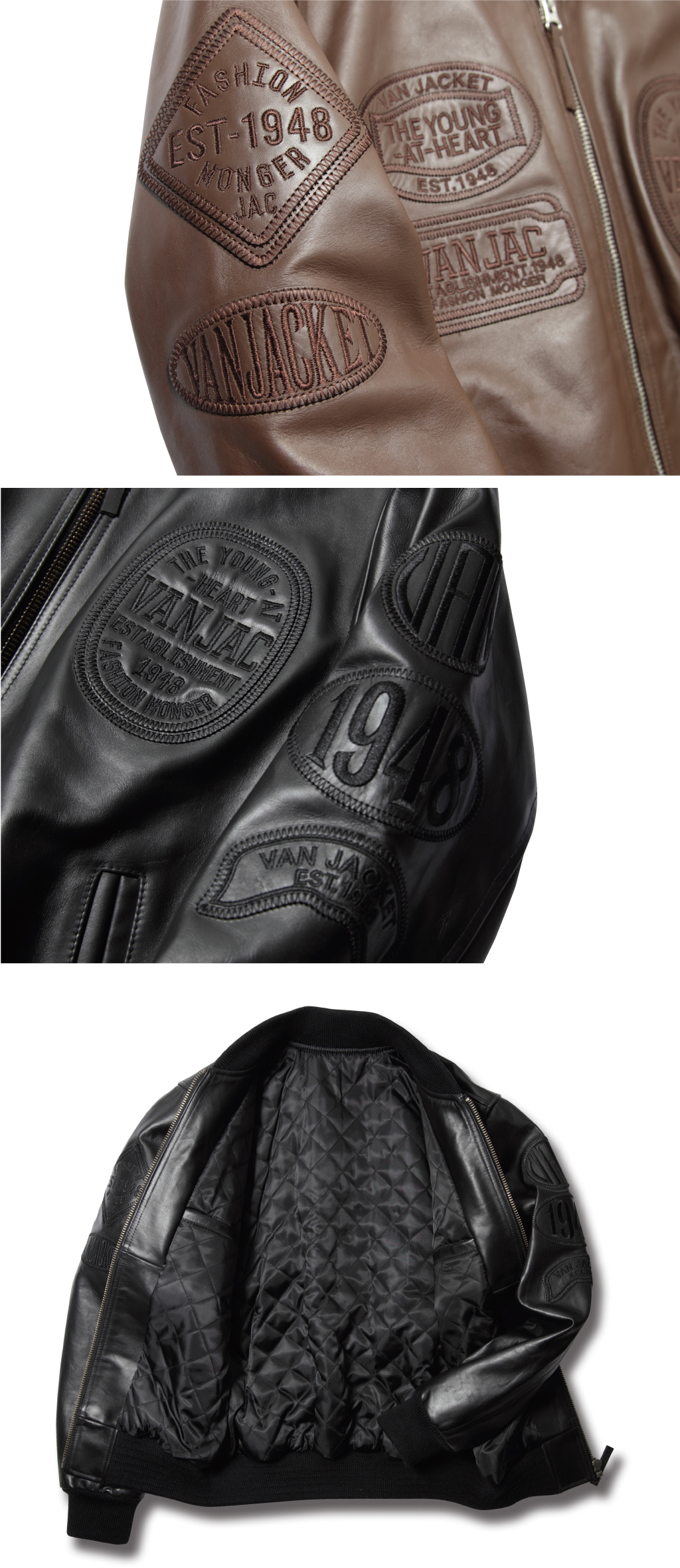 スラップショット スタジアムジャンパー ヴィンテージ 希少 腕レザー