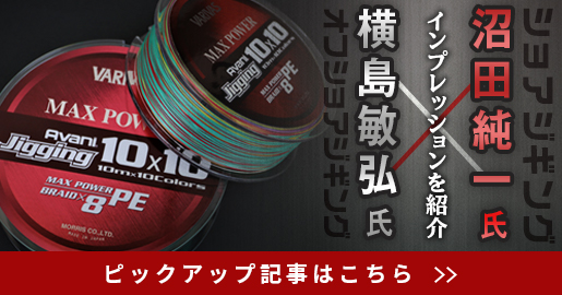 アバニ ジギング10×10 マックスパワーPE X8 - 製品情報 - 株式会社バリバス