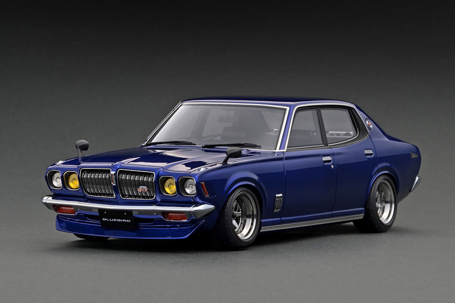 イグニッションモデル 1/18 日産 ブルーバードU 2000GTX G610 ブルー