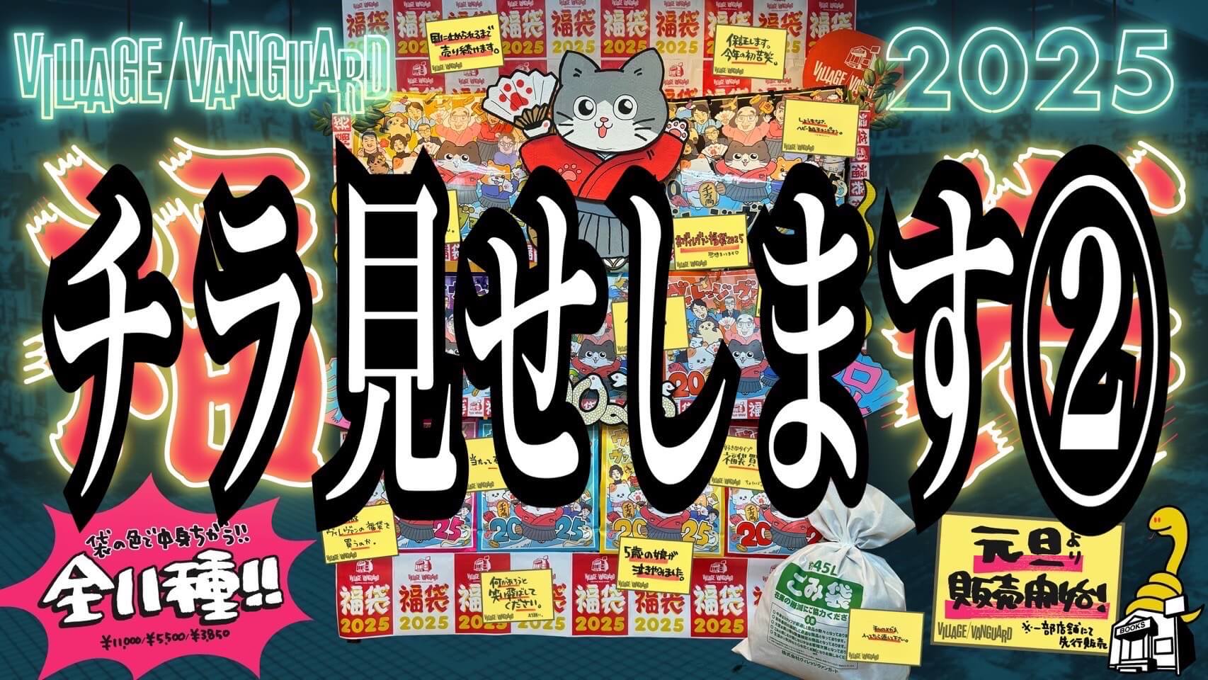 ヴィレヴァン福袋2025チラ見せ② | 店員の日常 | ヴィレッジヴァンガード
