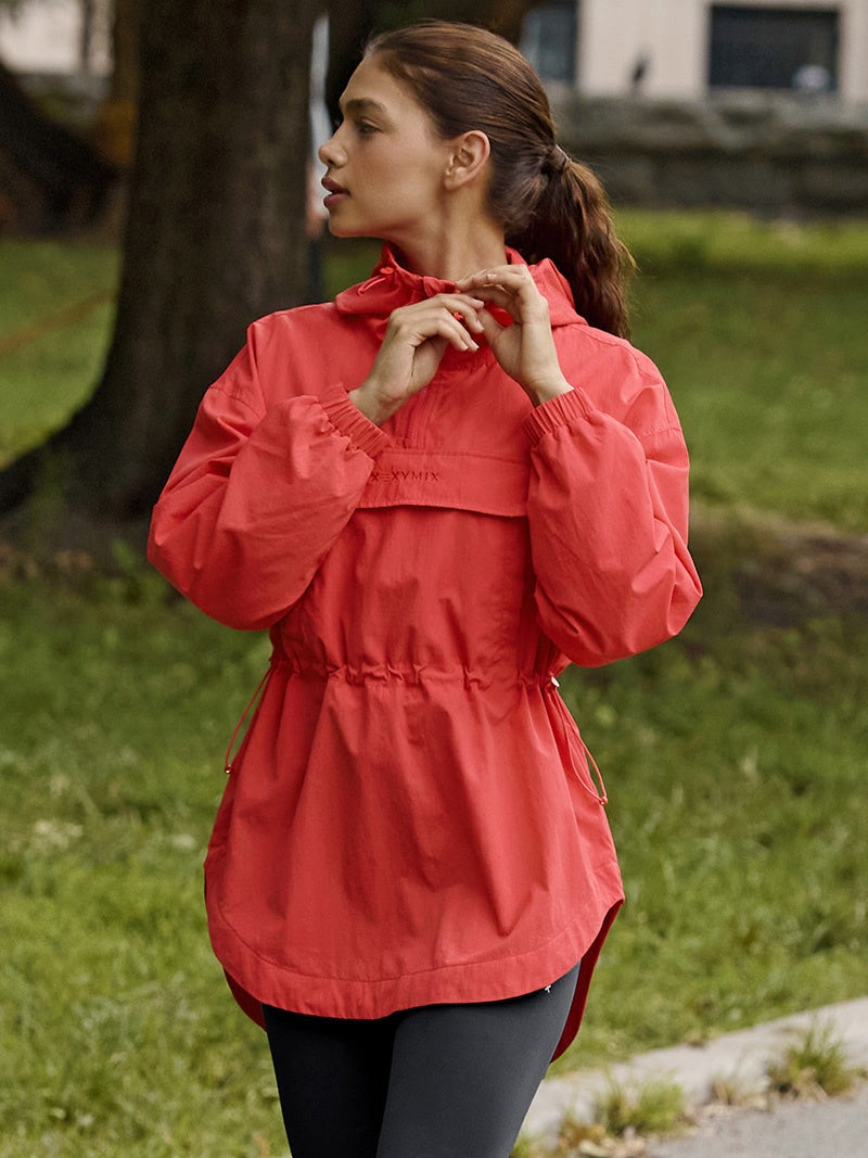 XTFOJ01J3 マルチ プルオーバー フード付き アノラック