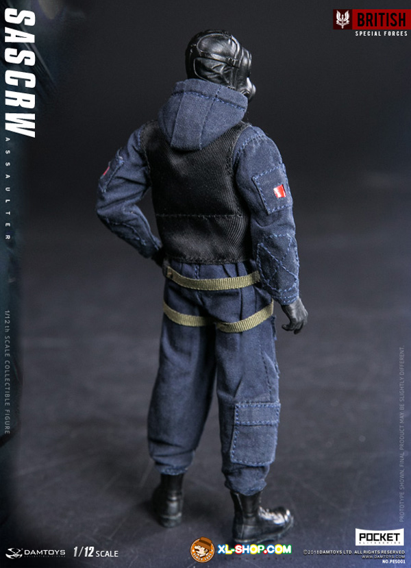 DAMTOYS - PES001 - 1/12 Pocket Elite Series: SAS CRW Assaulter