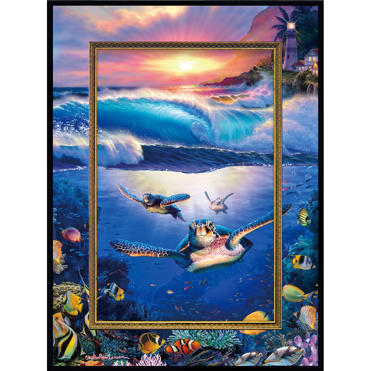 クリスチャン・リース・ラッセン ビッグアート「カミングホーム