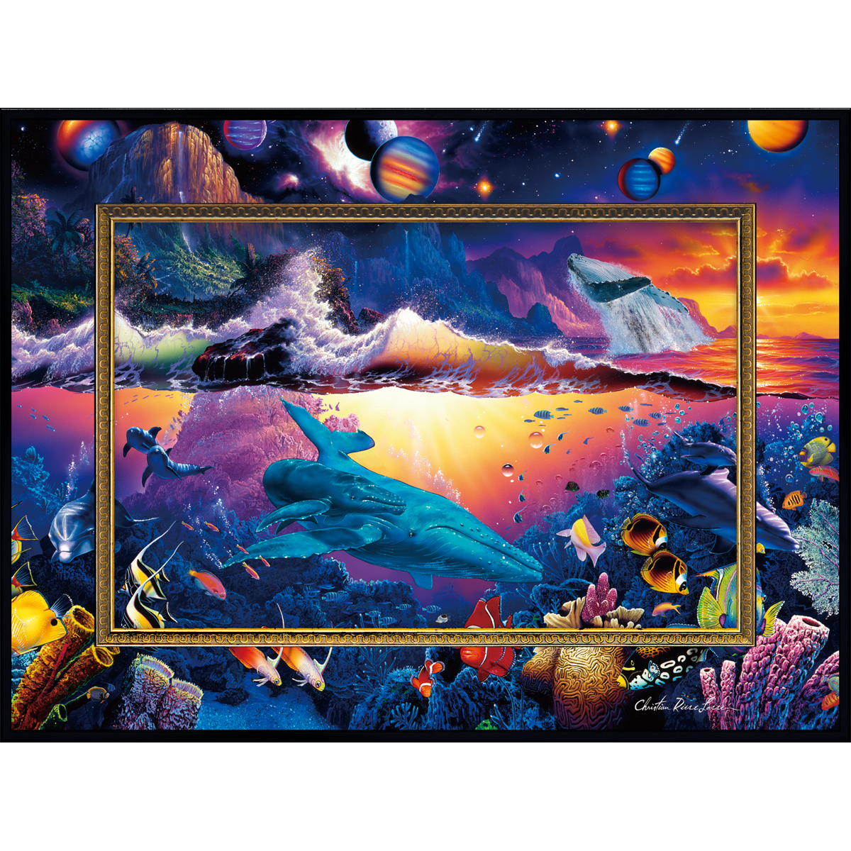 クリスチャン・リース・ラッセン ビッグアート「ギャラクシー オブ