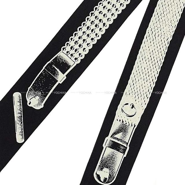 HERMES ツイリー 黒トレゾール・ドゥ・メドール ブラック