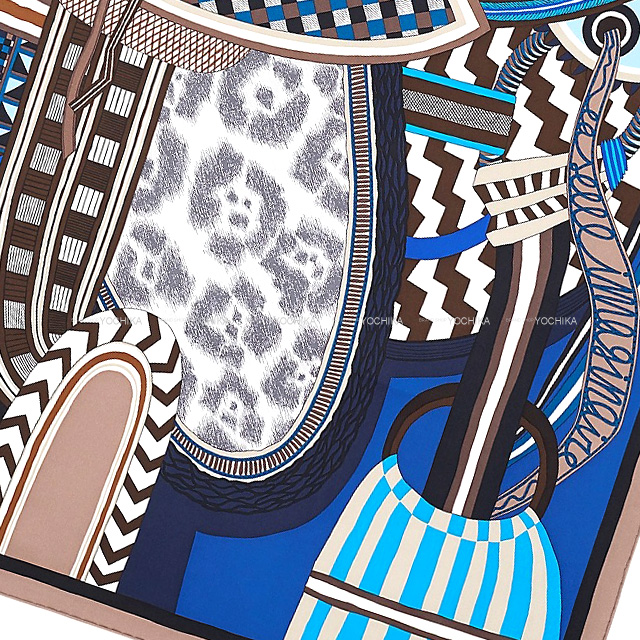 2022年 春夏 HERMES エルメス スカーフ カレ90 空想の鞍 マロン