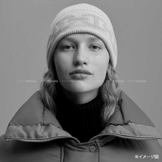 HERMES エルメス ニットキャップ ニット帽 ヘヴン ＃S シャルボン