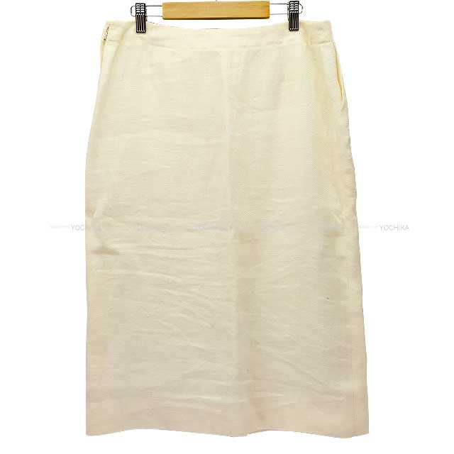 HERMES エルメス スカート ミディ ドローストリング ソルド品