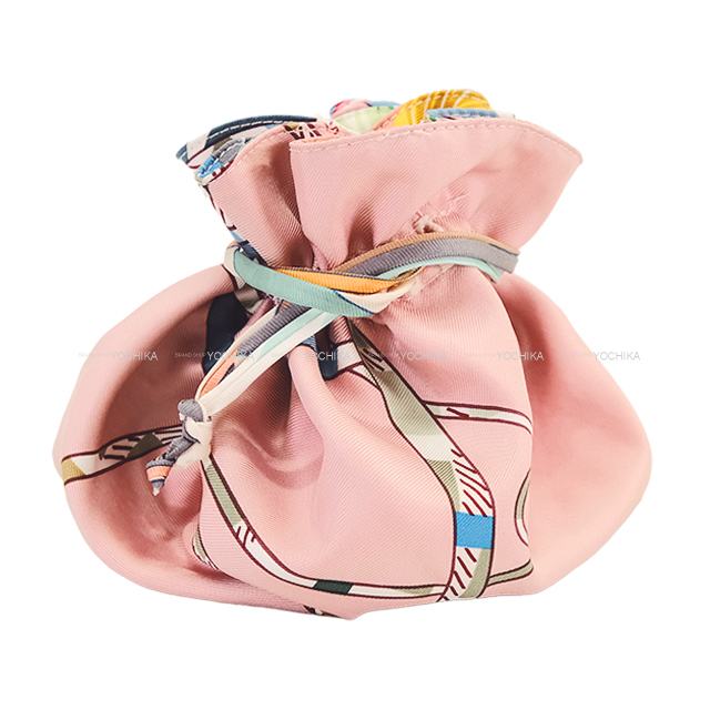 HERMES エルメス ポーチ プティアッシュ リバーシブル巾着 コイン