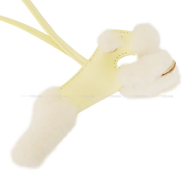 HERMES エルメス バッグチャーム バディ 犬 ジョーヌミルトン