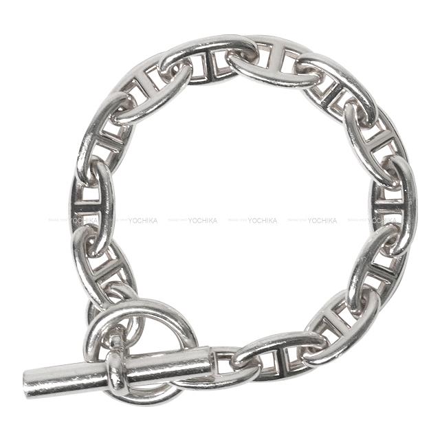 HERMES エルメス ブレスレット シェーヌダンクル GM/13コマ シルバー