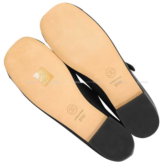 CHANEL シャネル バレエシューズ フラット ココマーク メリージェーン