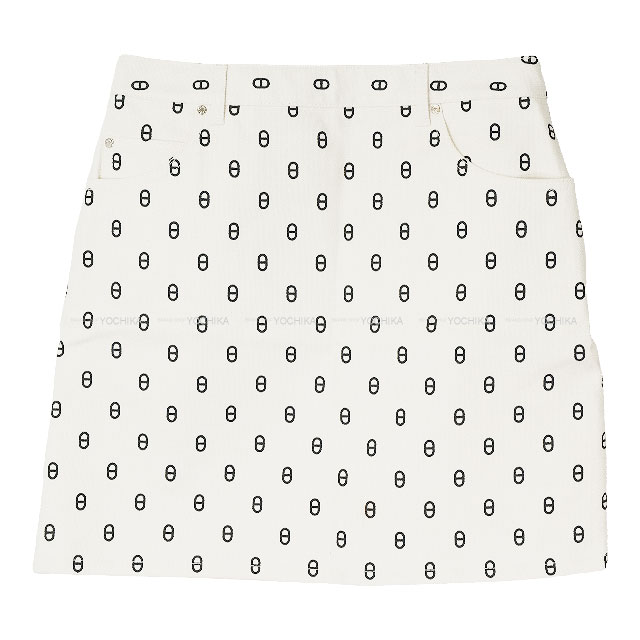 2023年春夏 HERMES エルメス スカート レディース セリエボタン