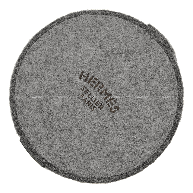 HERMES エルメス シュガーボックス アシエ フェルト/バレニア 新品同様