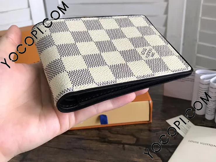 N60121】 LOUIS VUITTON ルイヴィトン ダミエ・アズール 財布 スーパー