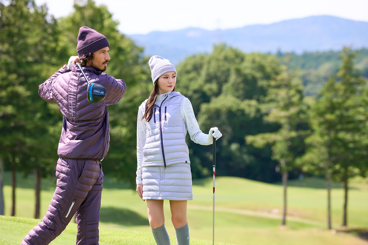 YONEXメンズゴルフウェアGWF3016ヒートカプセル 2025年秋冬モデル