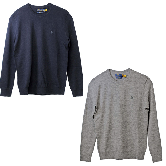 POLO ラルフローレンウール クルーネック セーター セーター、カ