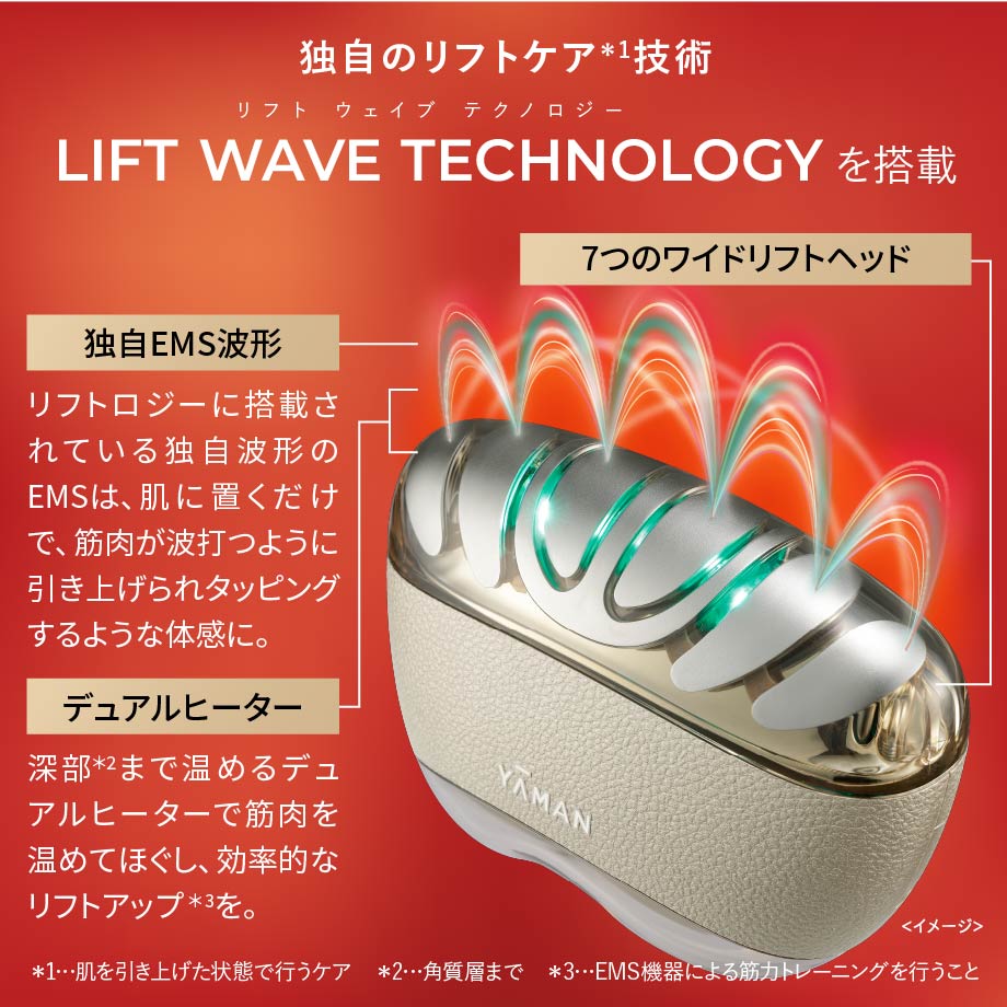 1回1分置くだけ。リフトケア特化型美顔器。 「リフトロジー