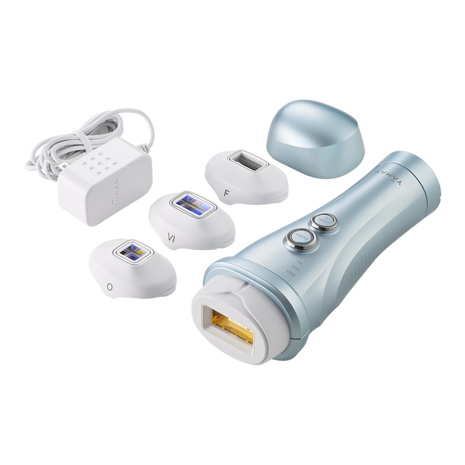 YAMAN 脱毛器 シルバー 3つのヘッド付き YAMAN 脱毛器 シルバー