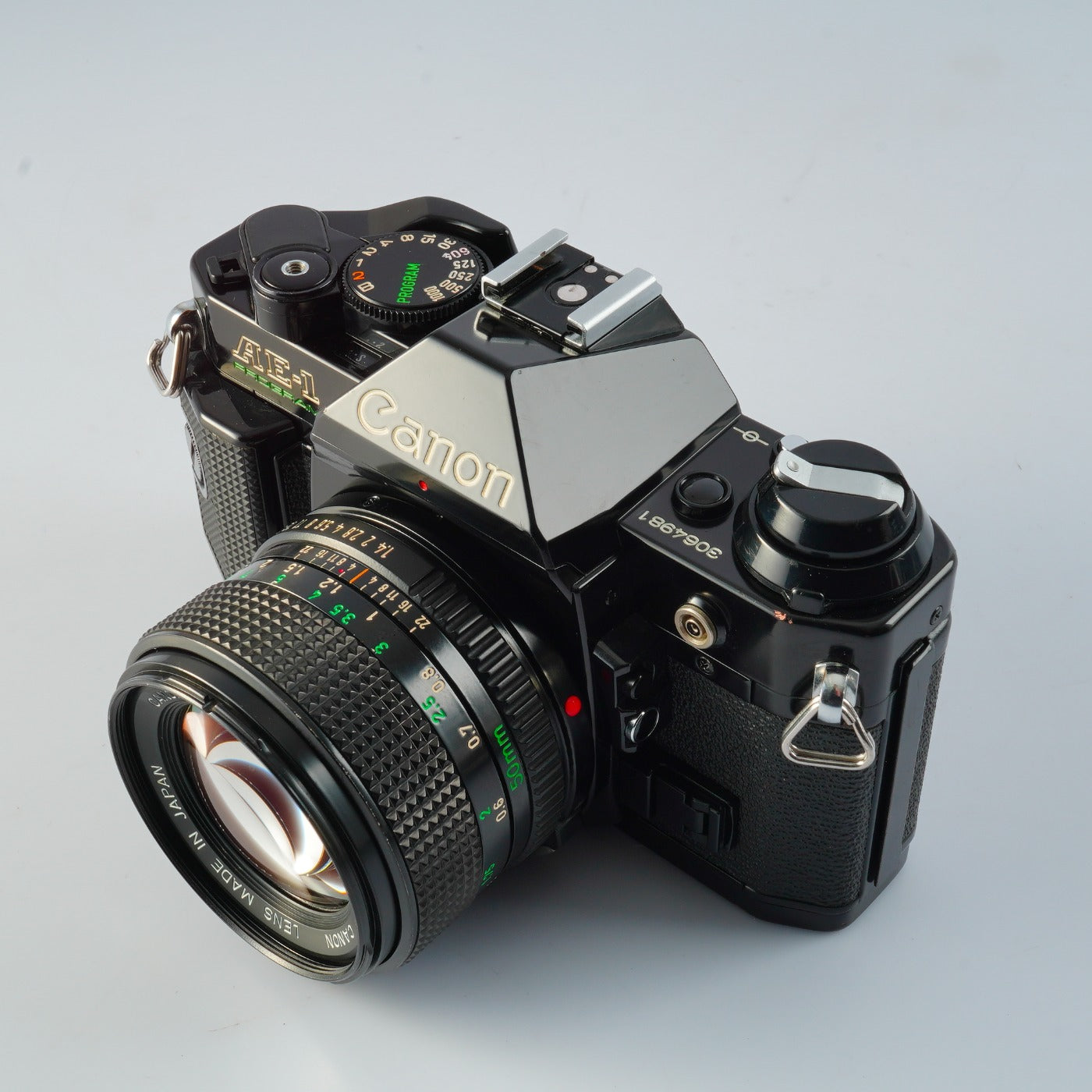 CLA'd】 Canon AE-1 Program Black + NEW FD 50mm F/1.4 MF フィルム