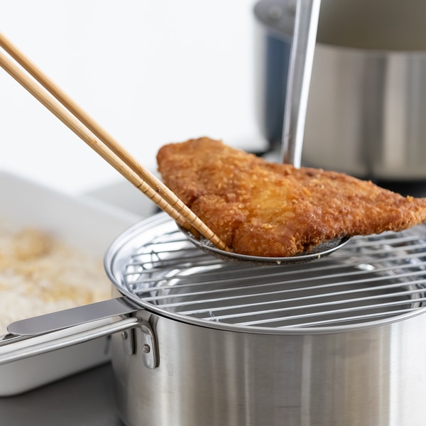 IH対応 ダブルフライヤー 20cm｜鍋・フライヤー・ケトル｜料理家 栗原