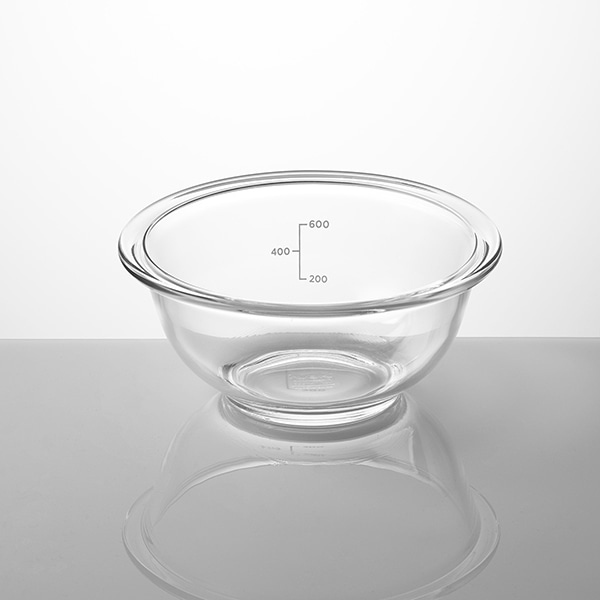 耐熱ガラスボウル 0.9L｜ボウル・ザル・サラダスピナー｜料理家 栗原