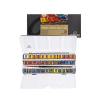 レンブラント 水彩絵具 ハーフパン 24色セット T0583-8625 | ゆめ画材