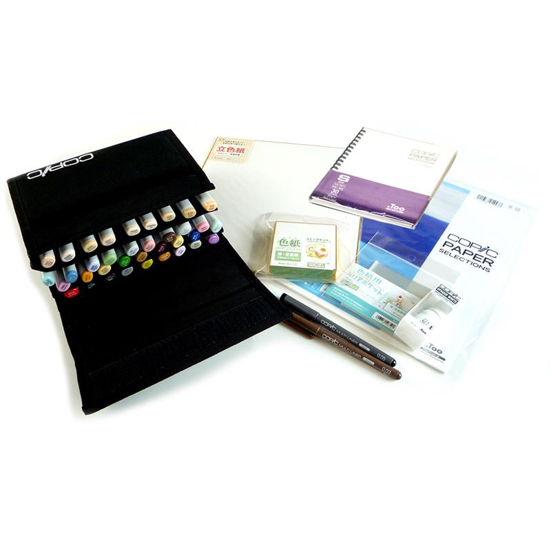 画材セット（コピックやペンなど約200点ほど） 画材セット（コピックや