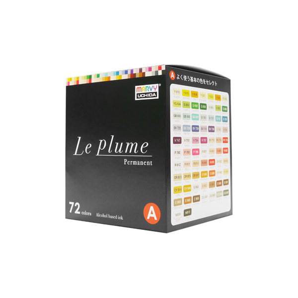 ルプルームパーマネント72色AセットNo.3000B-72A