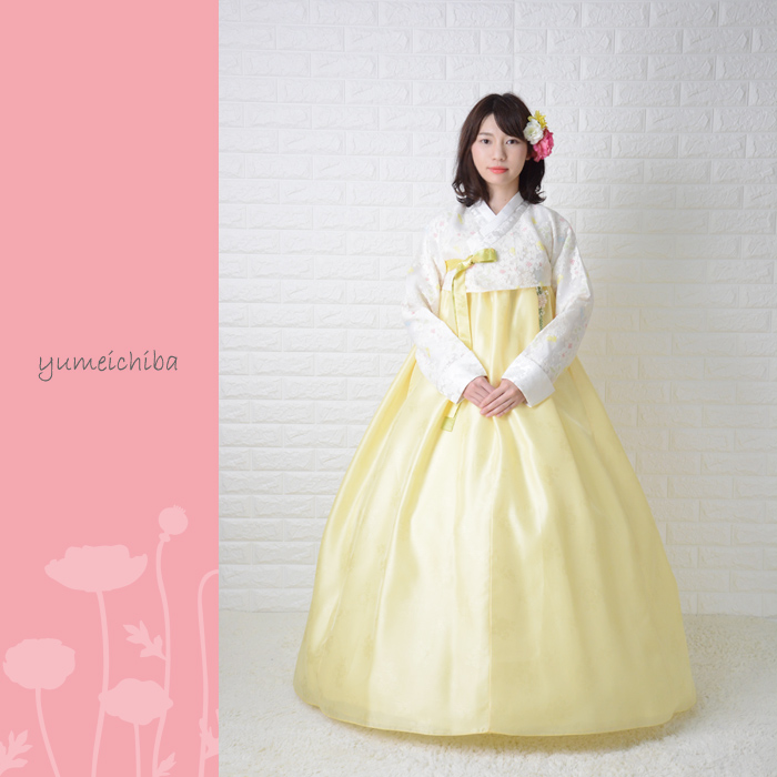 o-s149b89-チマチョゴリレンタル韓服化繊-バスト82～92cm_身長+靴高さ