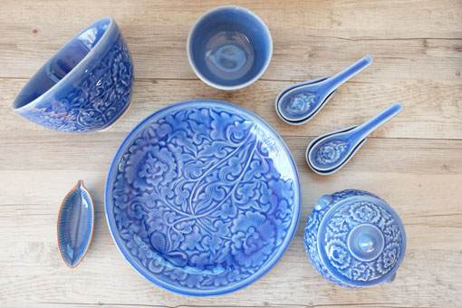 セラドンの大皿