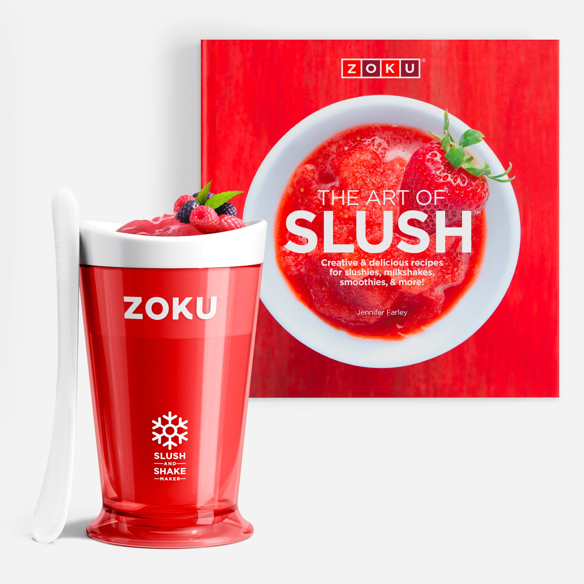 Slush & Shake Maker & Recipe Book Bundle – ZOKU