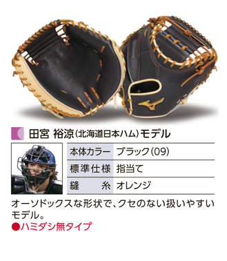 ミズノプロ・ミットオーダー（硬式）
