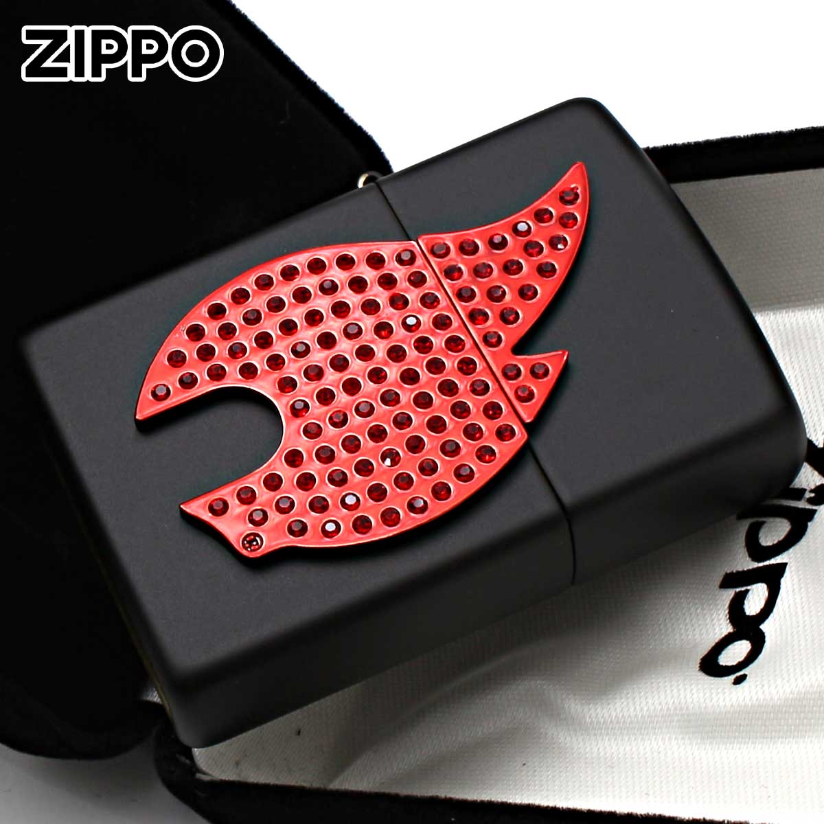 Zippo ジッポー 炎 アイコンフレーム クリスタル Flame Emblem with