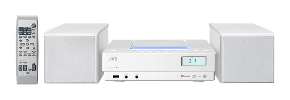 美品】JVCケンウッド UX-L5-R レッドミニコンポ UX-L5-B コンパクト