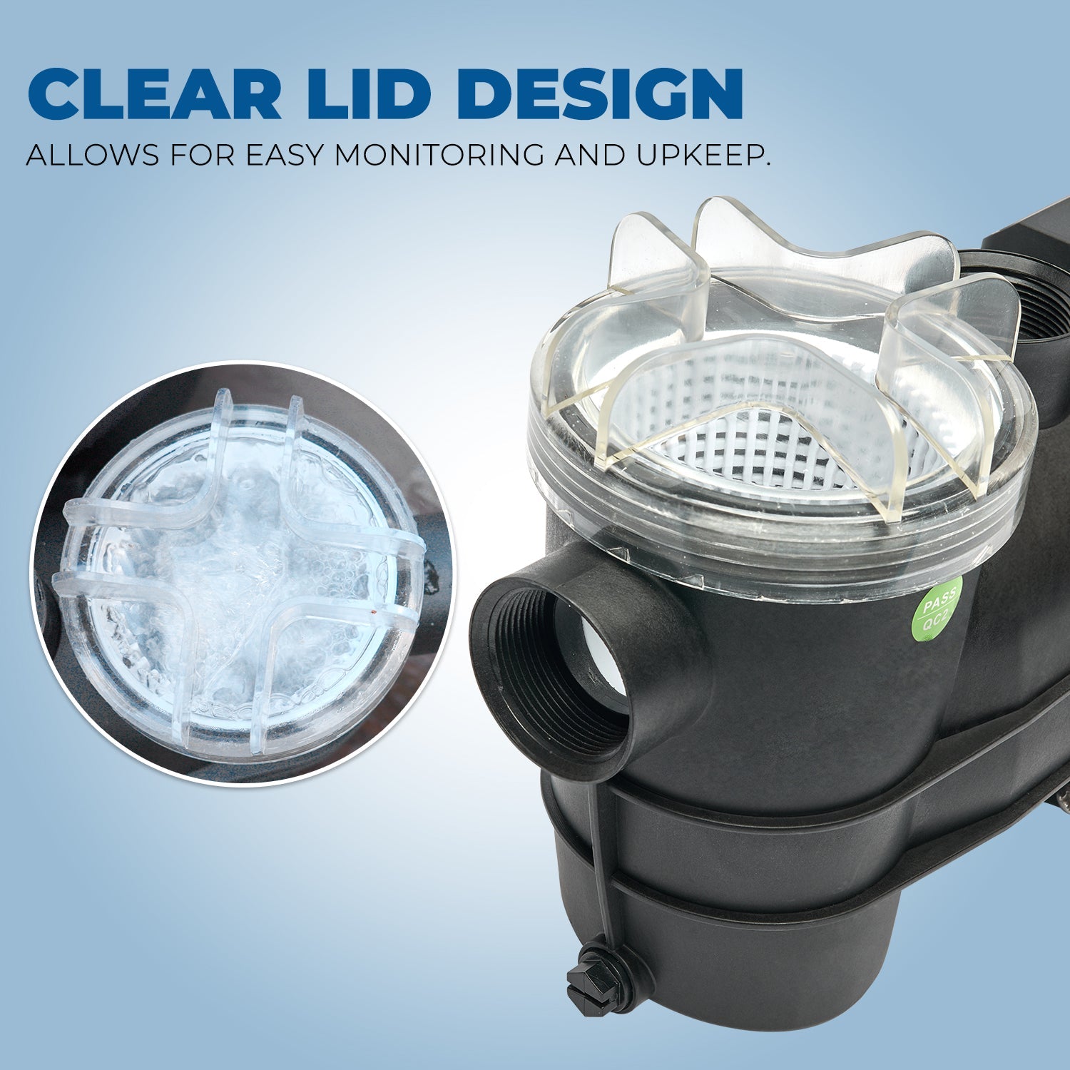 XtremepowerUS 3/4 HP High Flo for Above Ground Swimming Pool Pump w/ S