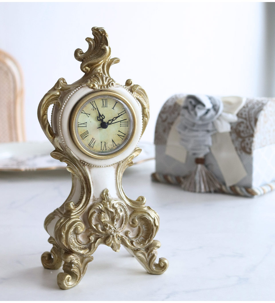 置時計 トール ロココ調 ヨーロピアンプリンセス｜姫系インテリア 雑貨
