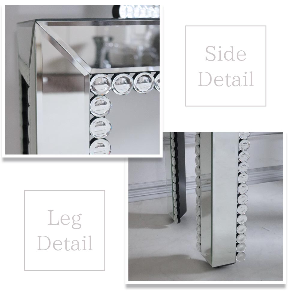 ミラーコンソールテーブル 幅101cm｜おしゃれインテリア 家具通販 Y