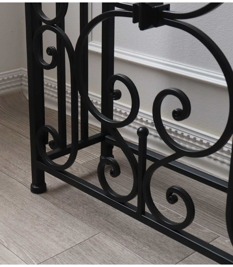 大理石使用 アイアンコンソール アンティーク調 おしゃれ 輸入家具