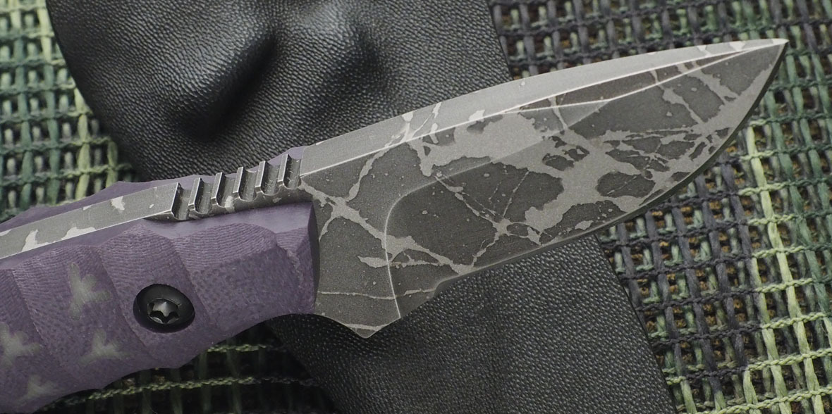 マサユキ作 「エナガ」6mm厚・蓄光ハンドル - 山下刃物店 WEB SHOP