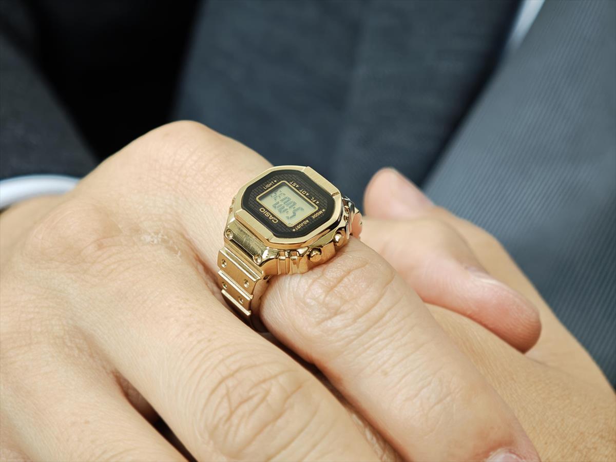 CASIO CRW-001G-9JR カシオ リングウォッチ ゴールド CASIO（カシオ