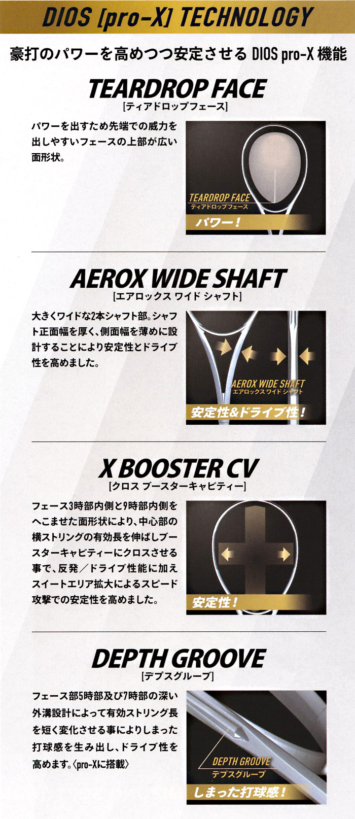 クリアランス特別価格】DIOS pro-X ディオス pro-X 63JTN36009