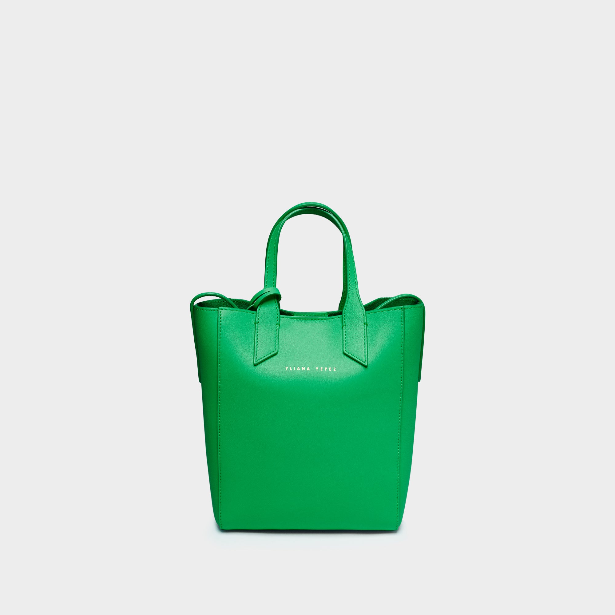 Mini Sarah green tote – YLIANA YEPEZ