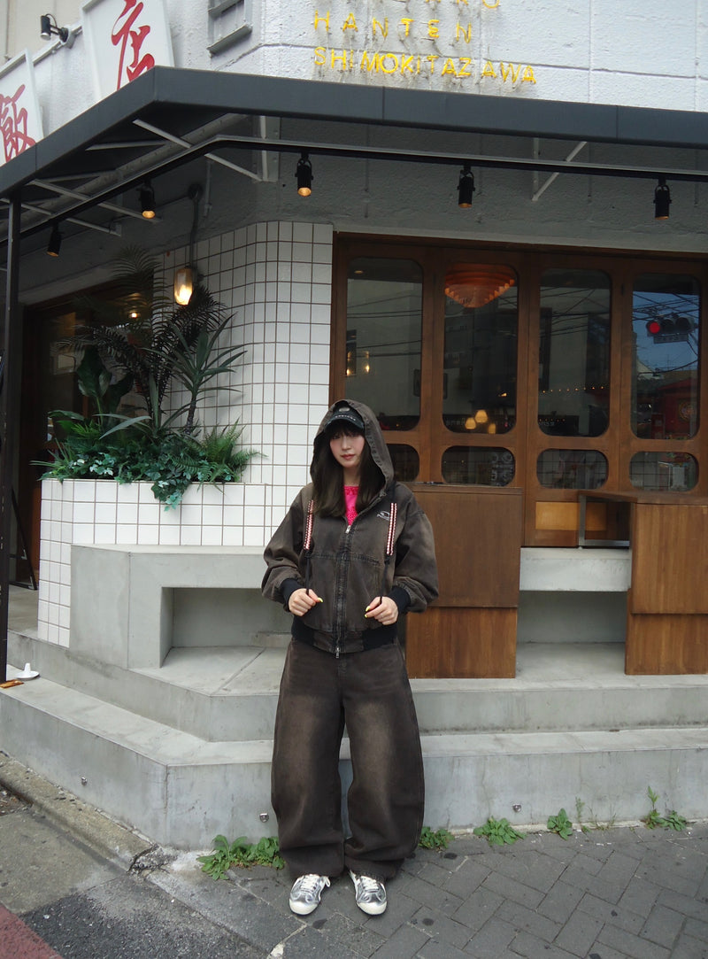 Heisei Logo Buggy Ballon Denim Pants – YZ