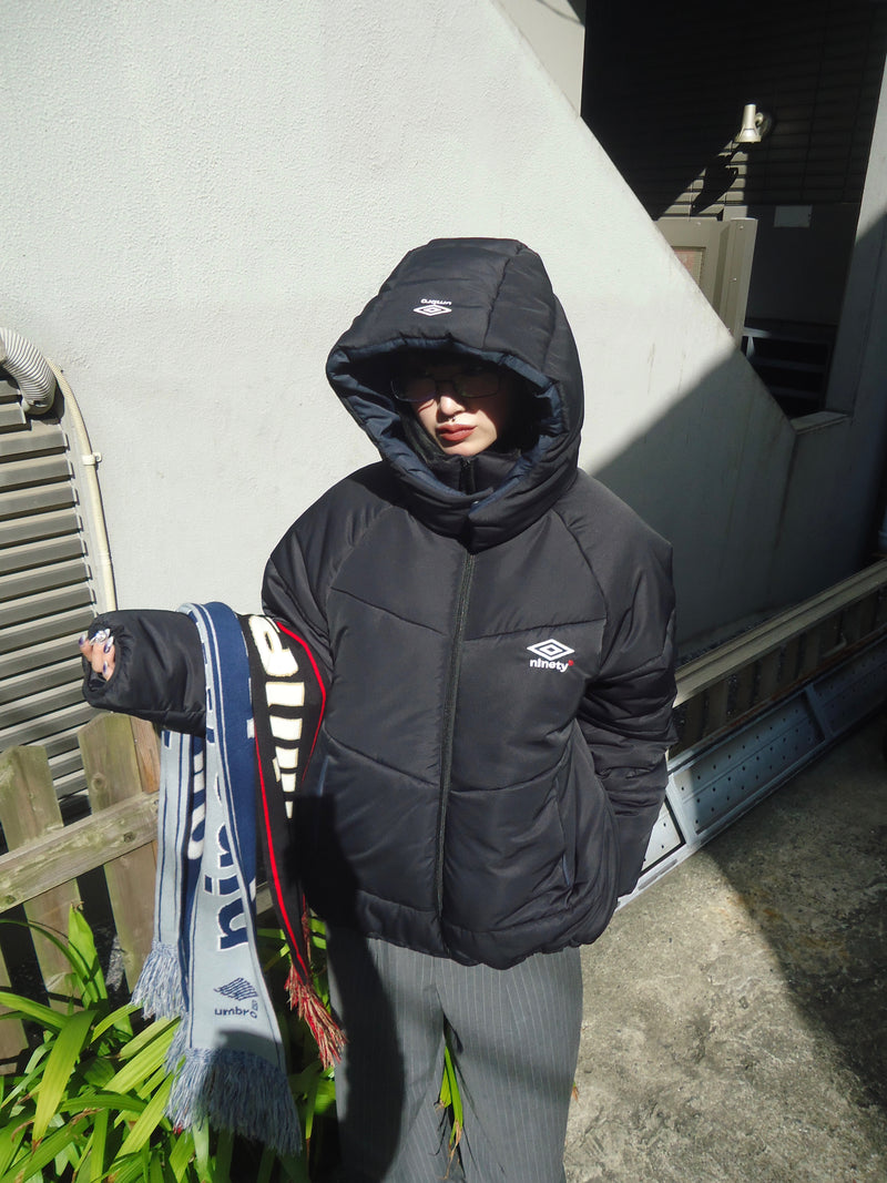 9090 × umbro Removable Hood Puffer Jacket – YZ