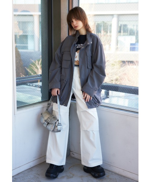 SLY（スライ） ミリタリージャケット モッズコート ASYMMETRY POCKET